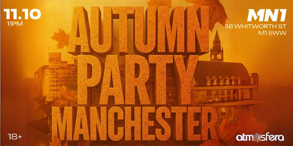 Atmosfera, 11 October | Event in Manchester | AllEvents