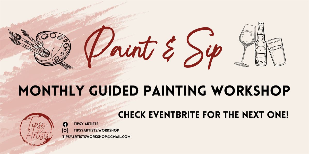 Paint & Sip Workshop - Moon over the lake (Learn how to paint!), 9 November | Event in Amsterdam | AllEvents