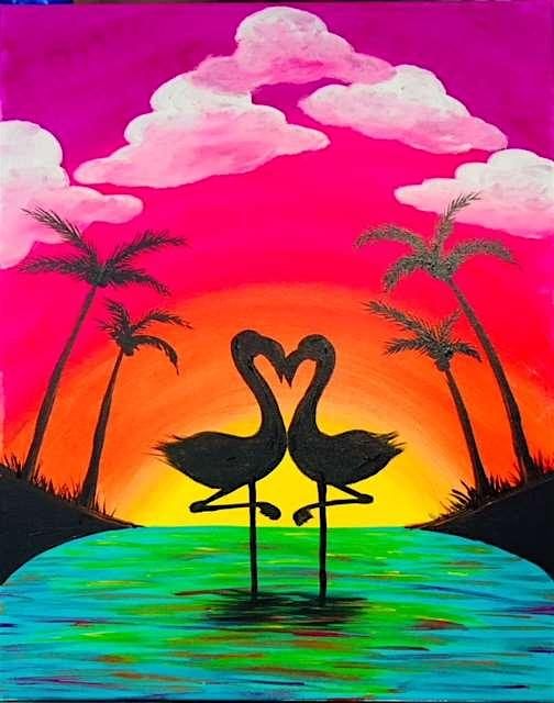 Paint and Sip -Love in Paradise - St. Charles, IL, 13 August | Event in St. Charles | AllEvents