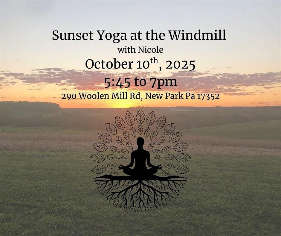 Sunset yoga at the Windmill, 10 October | Event in New Park | AllEvents