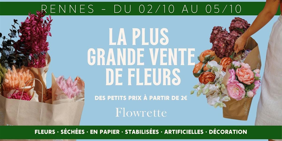 POPUP FLOWRETTE // RENNES #3, 2 October | Event in Rennes | AllEvents