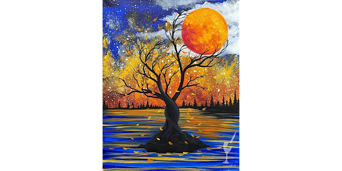 Magical Moonrise - Paint and Sip in Austin | Classpop!™, 6 September | Event in Austin | AllEvents