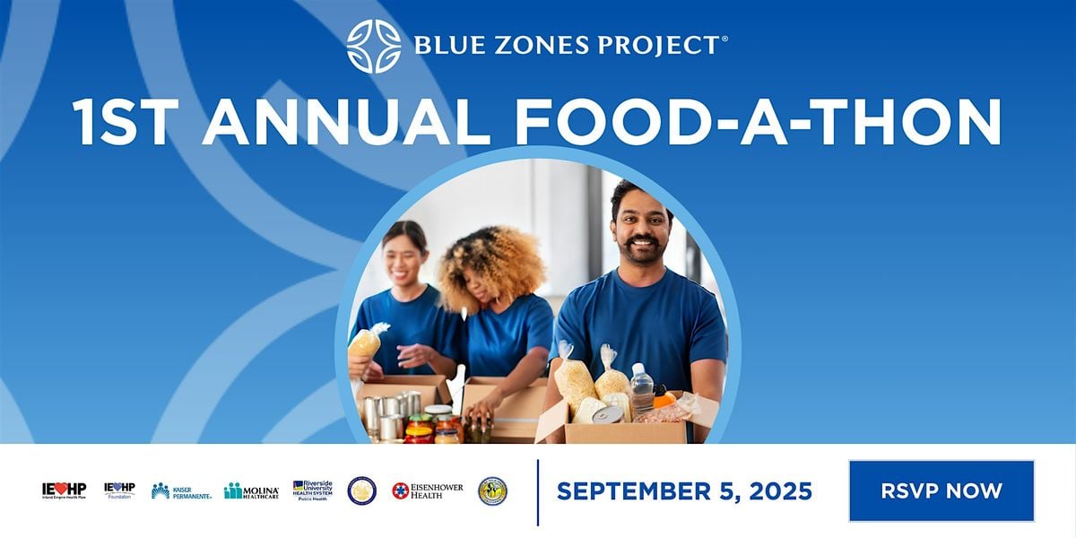Blue Zones Project Palm Springs Food-a-Thon, 5 September | Event in Palm Springs | AllEvents
