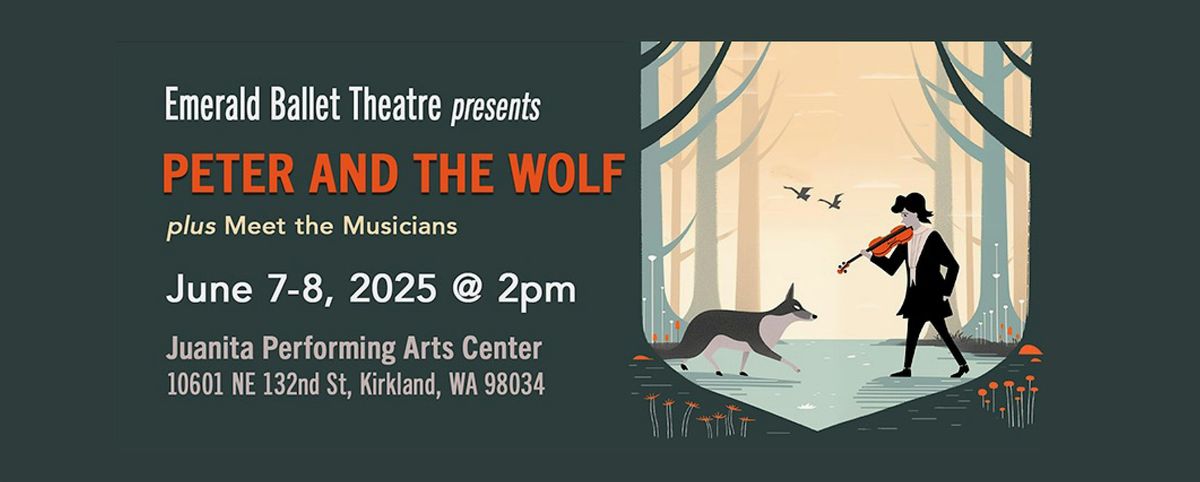 Saturday, June  7: Emerald Ballet Theatre presents Peter and the Wolf, 7 June | Event in Kirkland | AllEvents