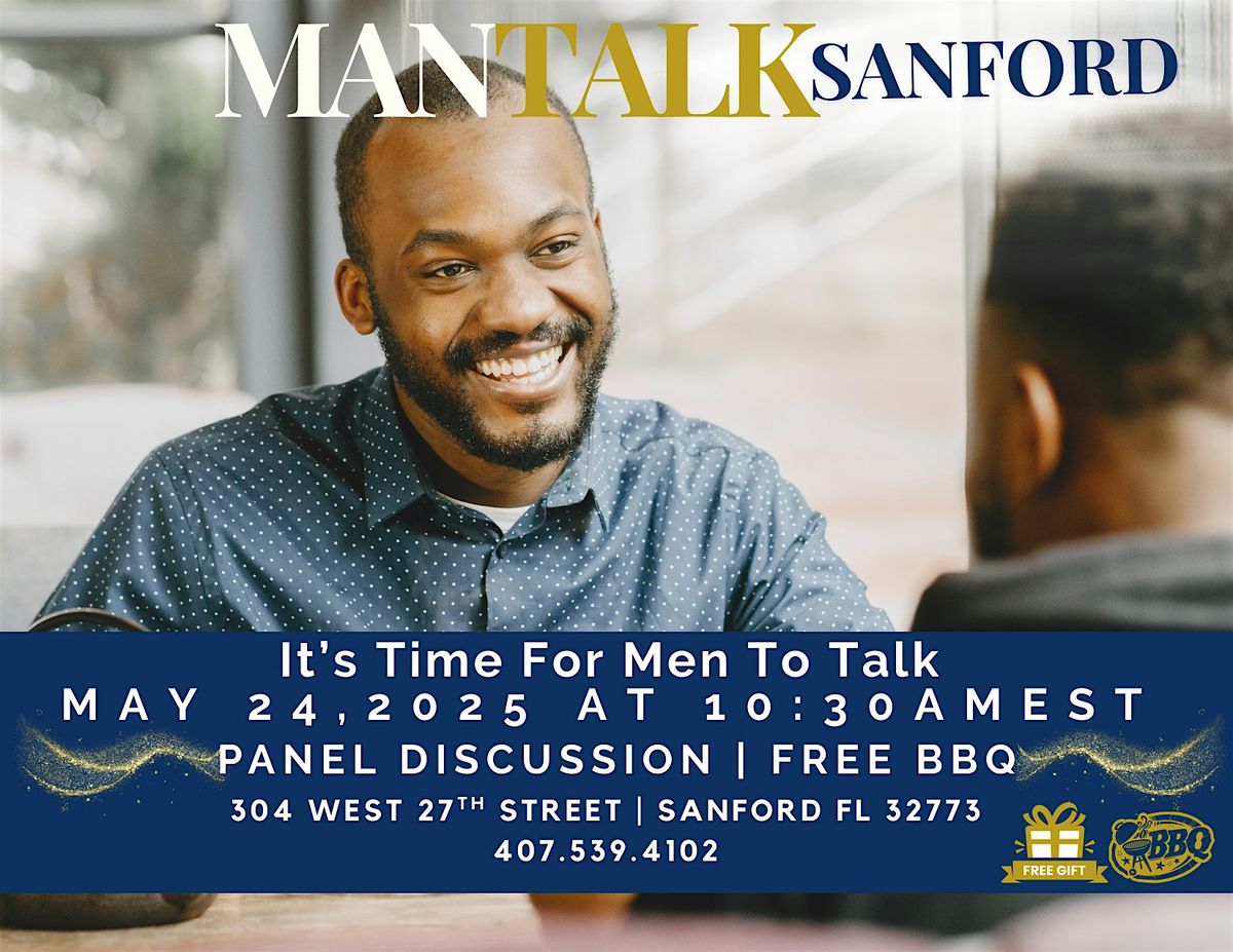 MANTALK SANFORD, 24 May | Event in Sanford | AllEvents