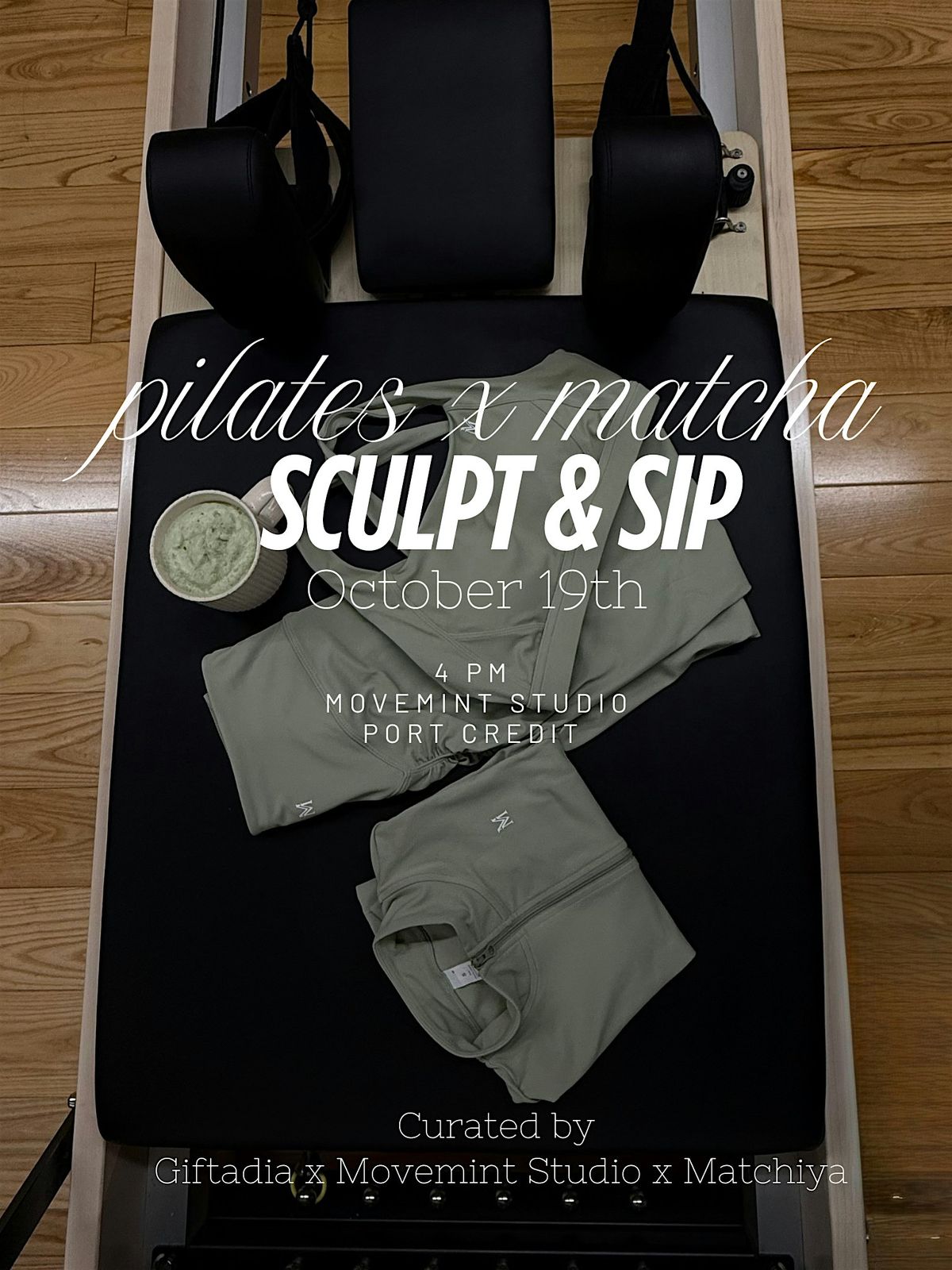Sculpt & Sip : Pilates x Matcha Edition, 19 October | Event in Mississauga | AllEvents