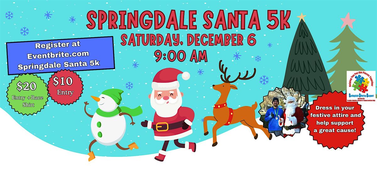 Springdale Santa 5k, 6 December | Event in Cincinnati | AllEvents