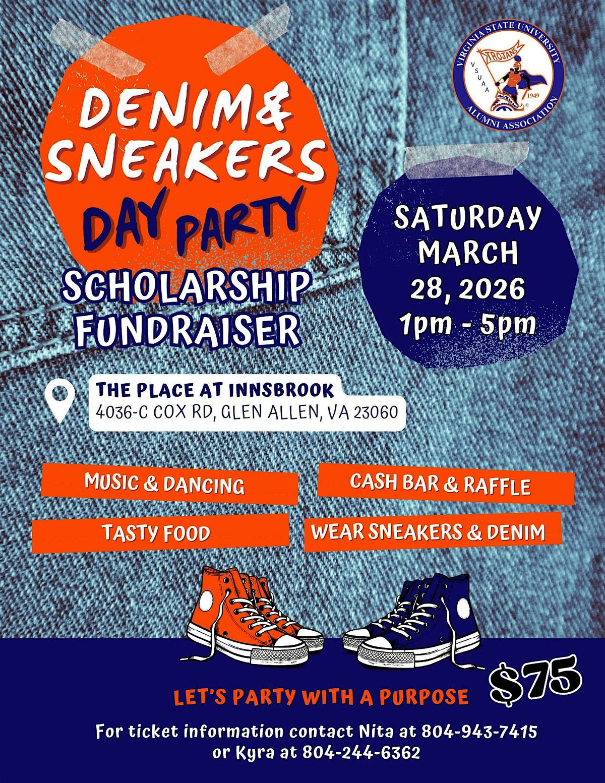 Denim & Sneaker Day Party, 28 March | Event in Glen Allen | AllEvents
