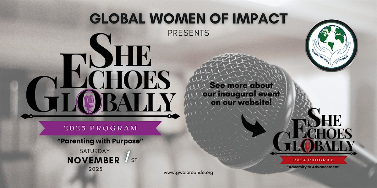 SHE Echoes Globally (2025), 1 November | Event in Orlando | AllEvents