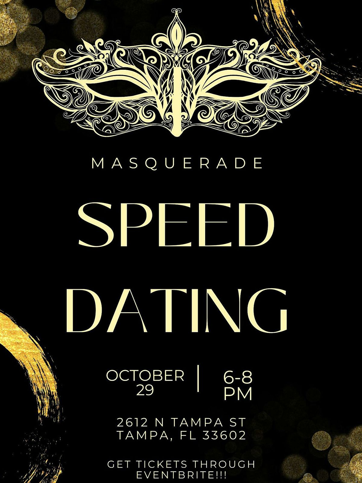 Masquerade Speed Dating Event, 29 October | Event in Tampa | AllEvents