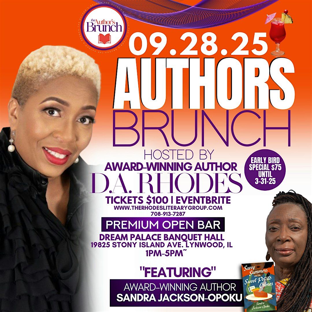 the Author's Brunch, 28 September | Event in Lynwood | AllEvents