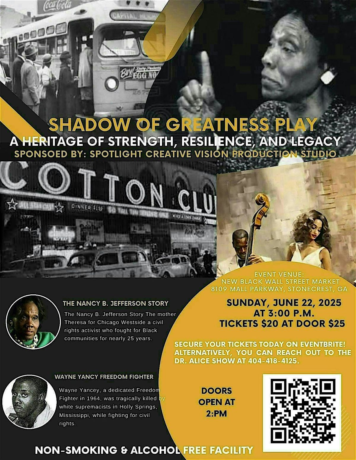 Shadow Of Greatness Play, 22 June | Event in Stonecrest | AllEvents