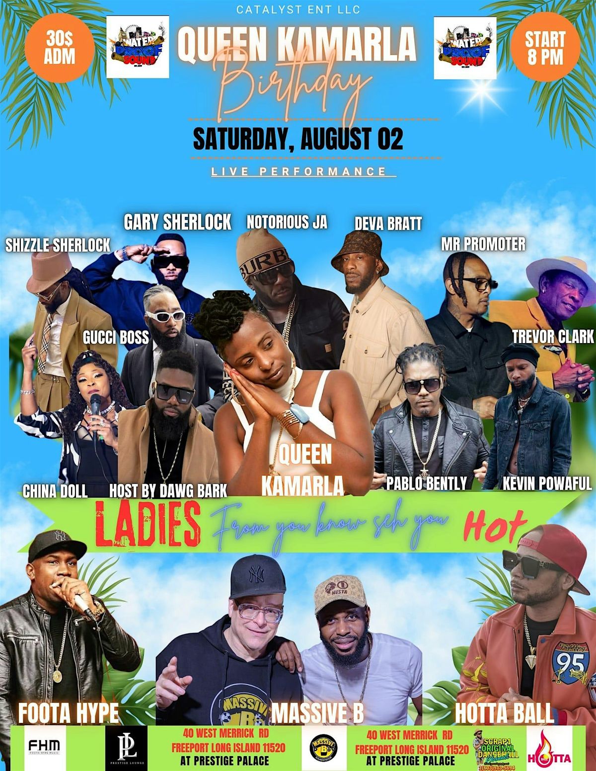 Ladies from you hott, 2 August | Event in Freeport | AllEvents