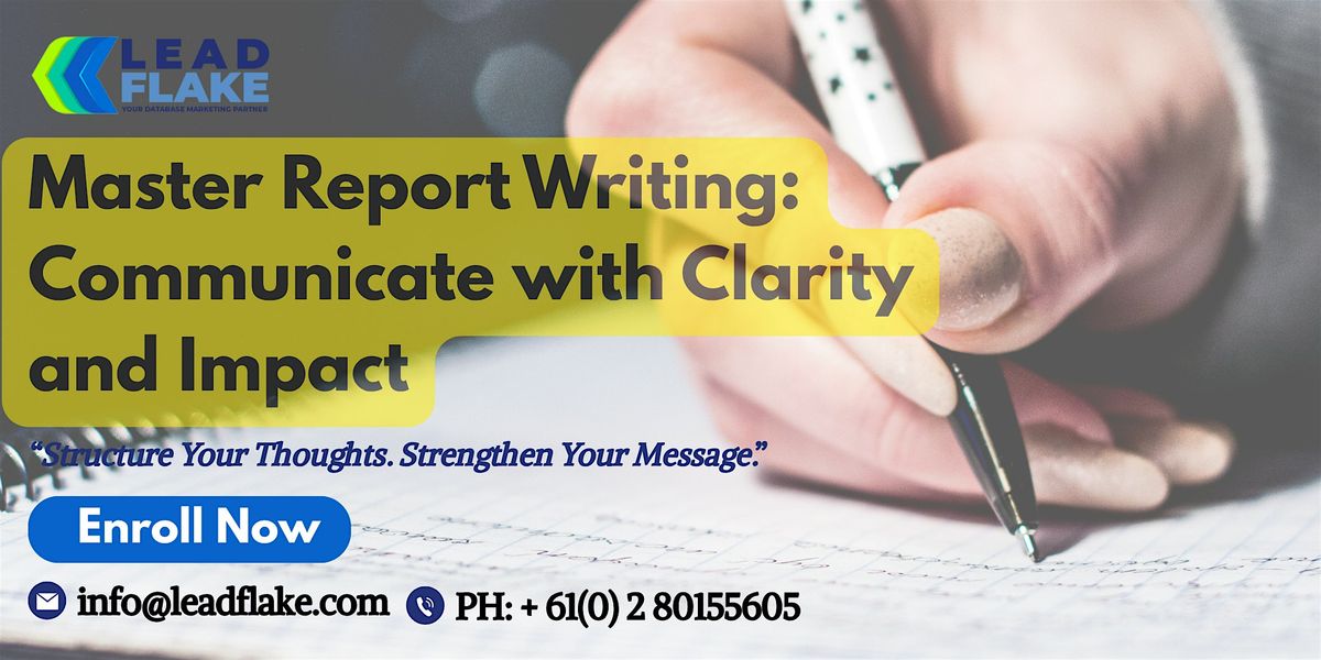 Report Writing Essentials Workshop in Napier, 22 July | Event in Napier | AllEvents
