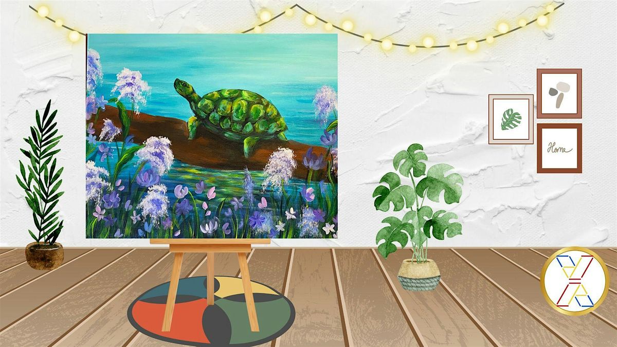 Paint Night : “Turtle on a Log", 10 August | Event in Carbondale | AllEvents
