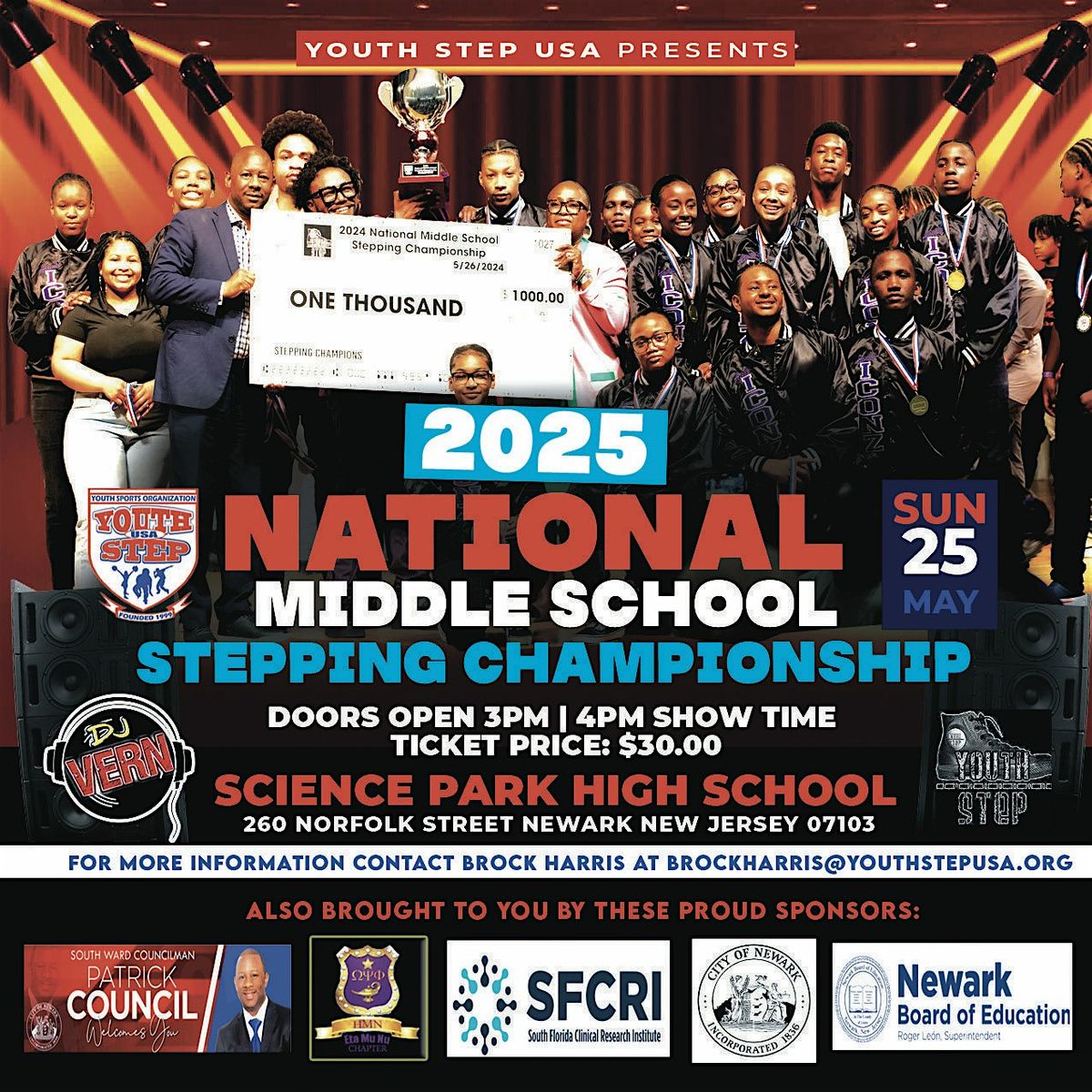 2025 NATIONAL MIDDLE SCHOOL STEPPING CHAMPIONSHIP REGISTRATION, 25 May | Event in Newark | AllEvents