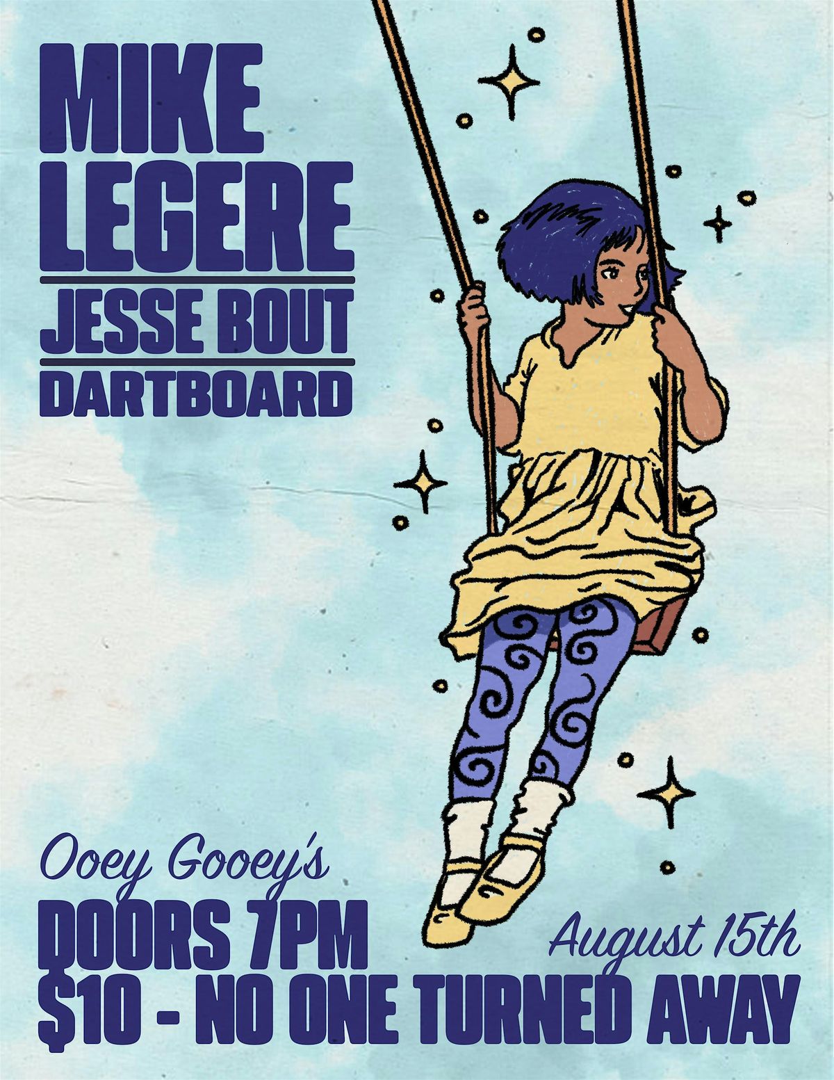 Mike Legere w/ Jesse Bout and Dartboard at Ooey Gooey's, 15 August | Event in Hamilton | AllEvents