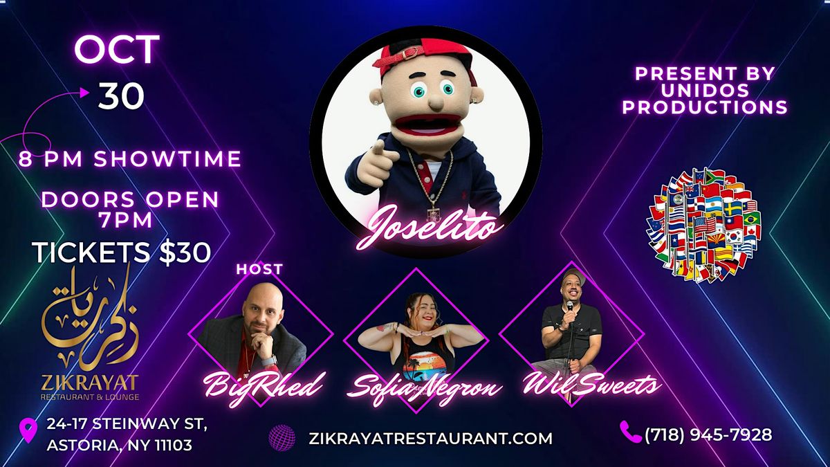 A Night of Comedy, 30 October | Event in Queens | AllEvents