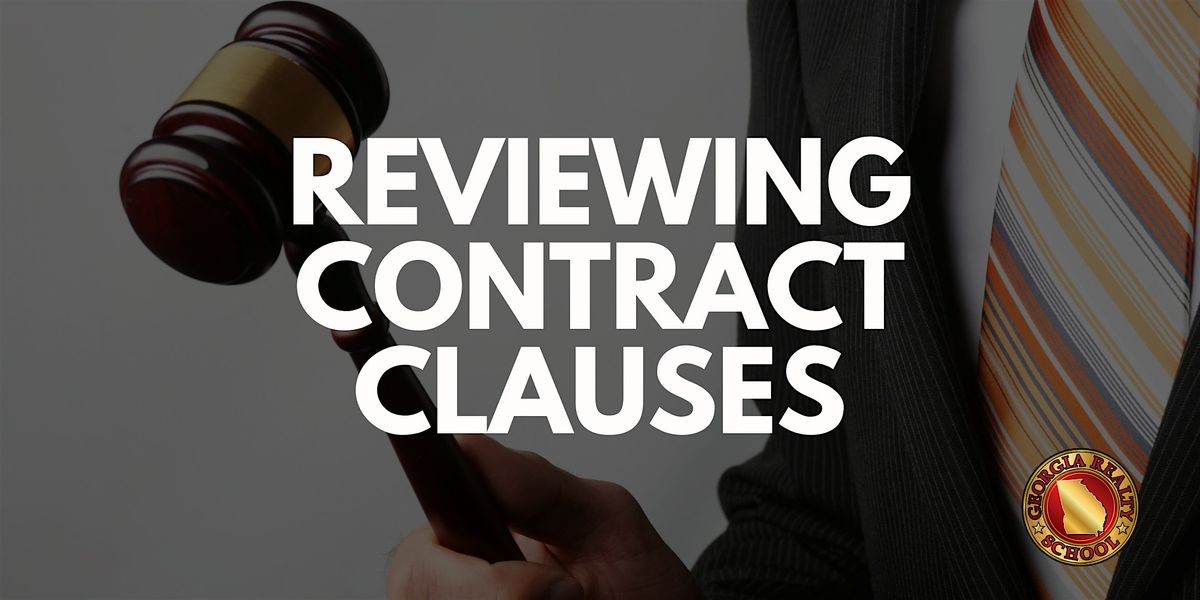 Reviewing Contract Clauses | 3 HR CE, 21 October | Event in Duluth | AllEvents