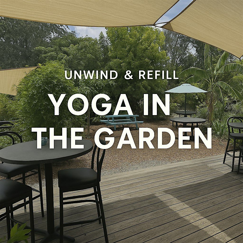 Unwind & Refill ~ Yoga in the Garden, 7 December | Event in St. Petersburg | AllEvents