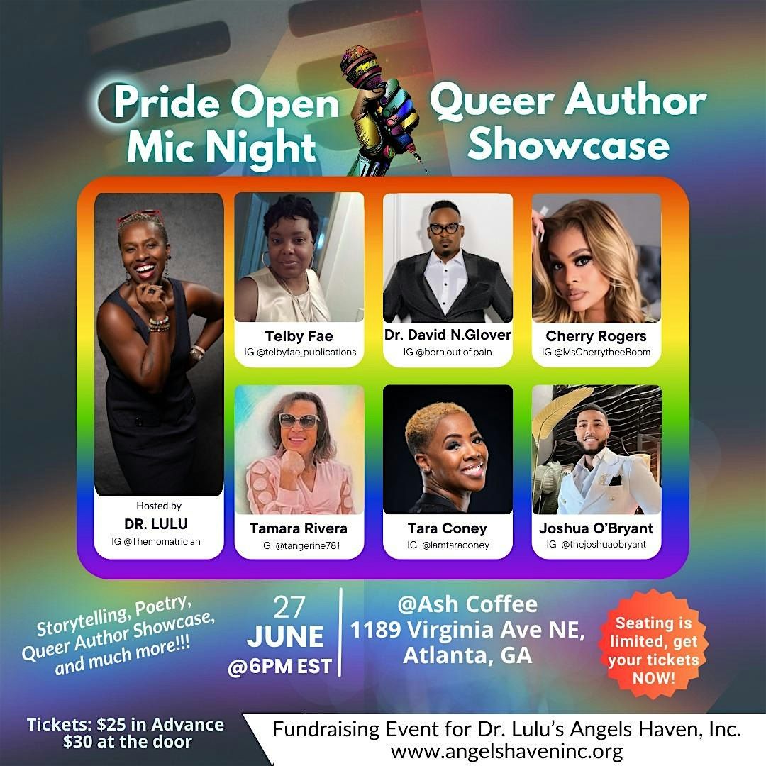Dr. Lulu's Author Show Case & PRIDE Open Mic Night | Event in Atlanta | AllEvents