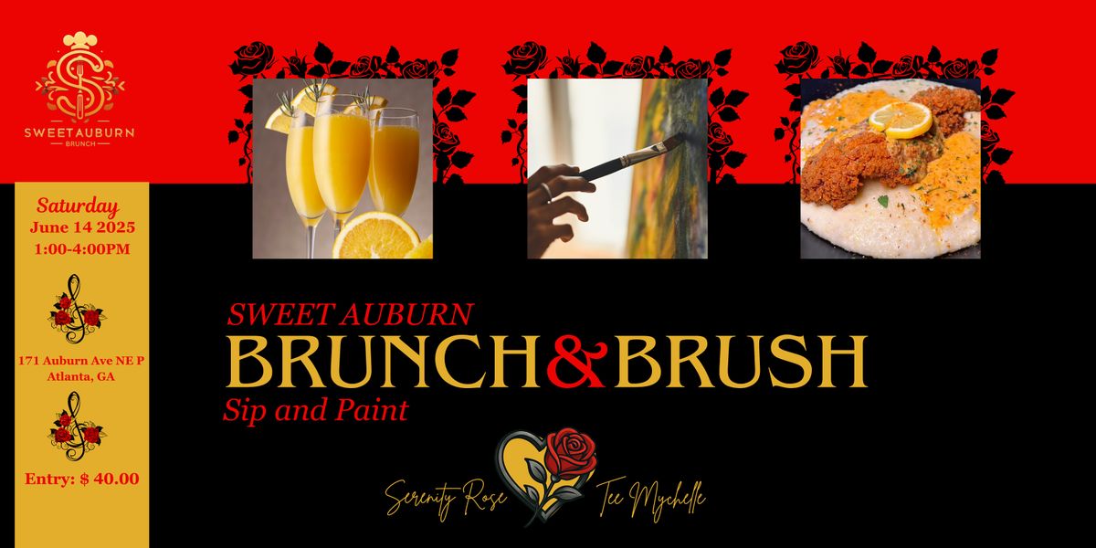 Sweet Auburn Brunch & Brush Sip and Paint, 14 June | Event in Atlanta | AllEvents