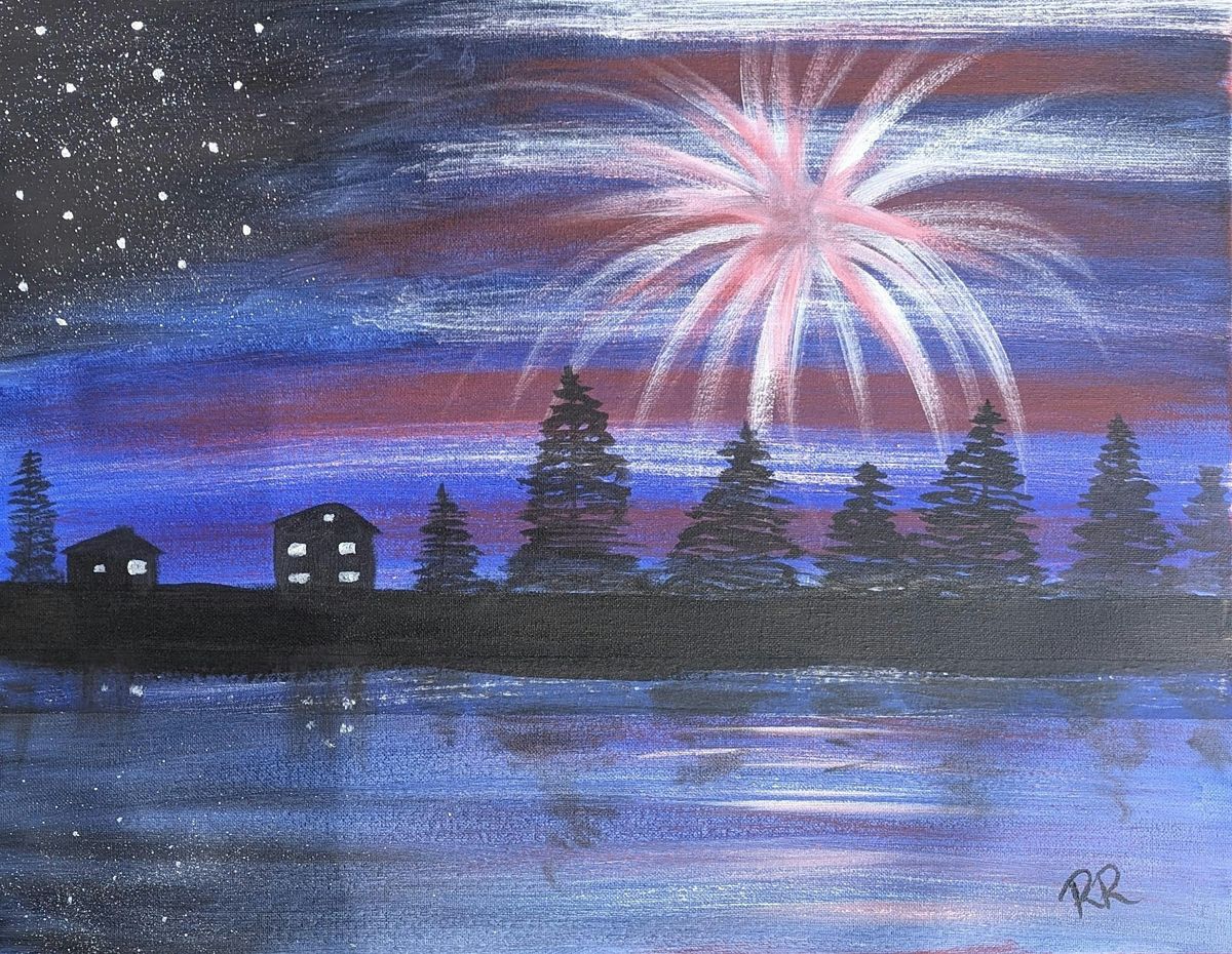 Patriotic Paint and Sip with Artist Robin Renee, 1 July | Event in Hebron | AllEvents