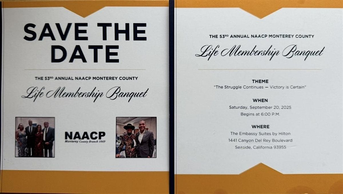 MONTEREY COUNTY NAACP BRANCH 1049  Freedom Fund Banquet, 20 September | Event in Seaside | AllEvents
