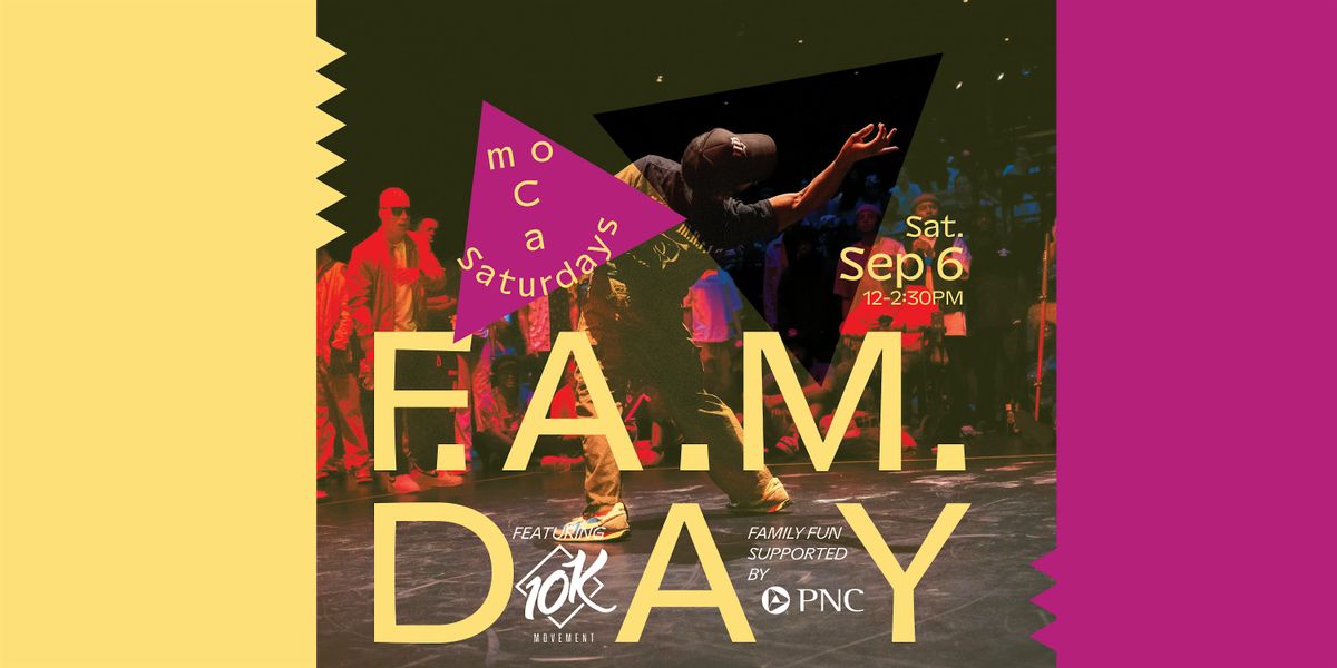 moCa Saturday: F.A.M. Day (Family, Art, & Movement), 6 September | Event in Cleveland | AllEvents