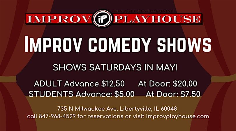 Improv Comedy Shows, 3 May | Event in Libertyville | AllEvents