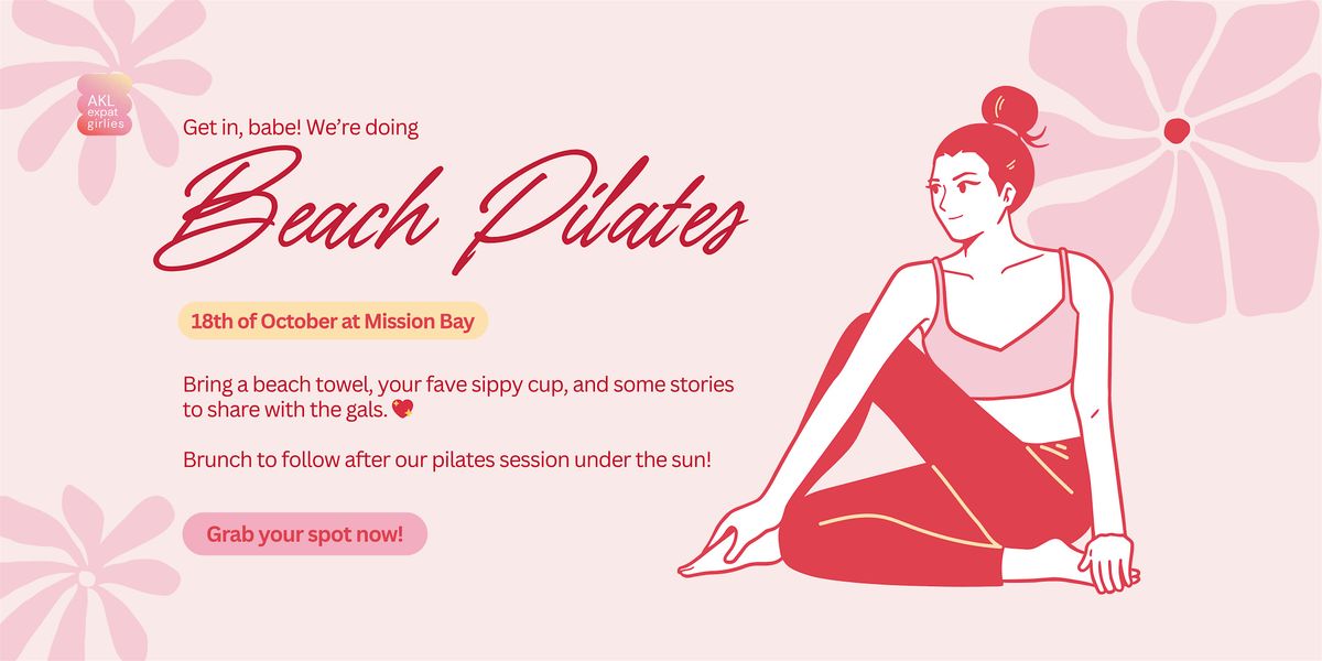 Beach Pilates with AXG, 18 October | Event in Auckland | AllEvents