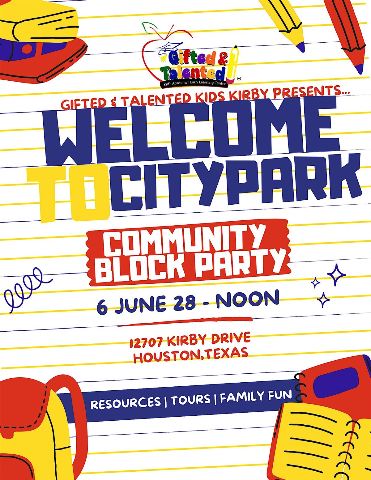 Welcome to City Park Community Block Party, 26 July | Event in Houston | AllEvents