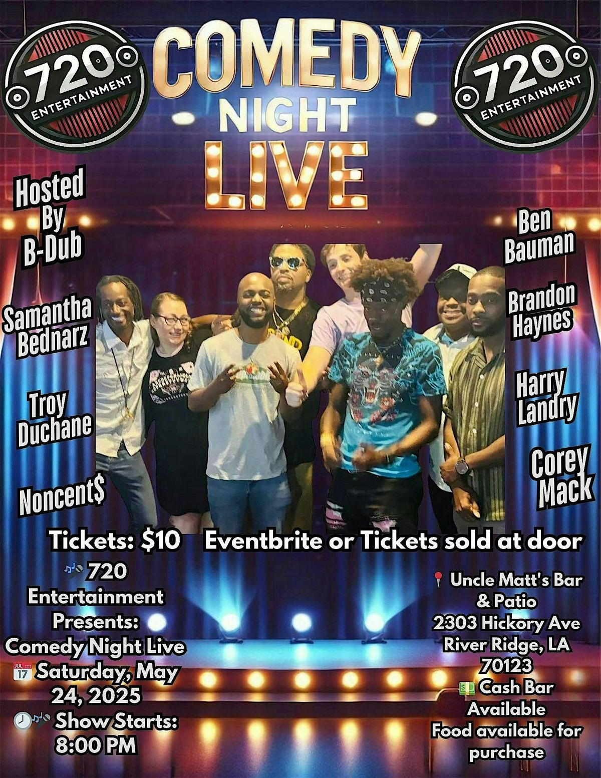 Comedy Night Live, 24 May | Event in River Ridge | AllEvents