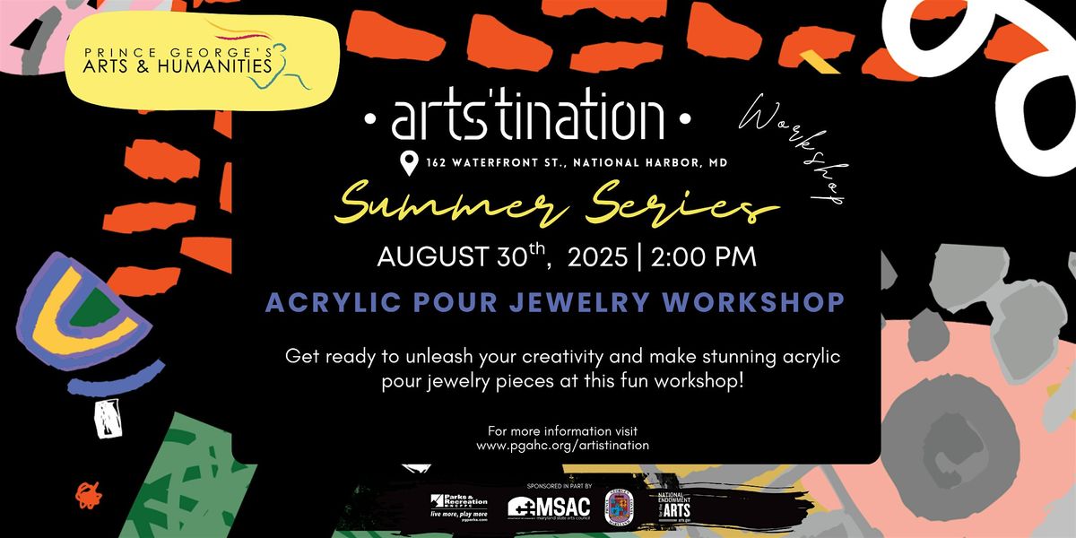 Acrylic Jewelry Workshop, 30 August | Event in Oxon Hill | AllEvents