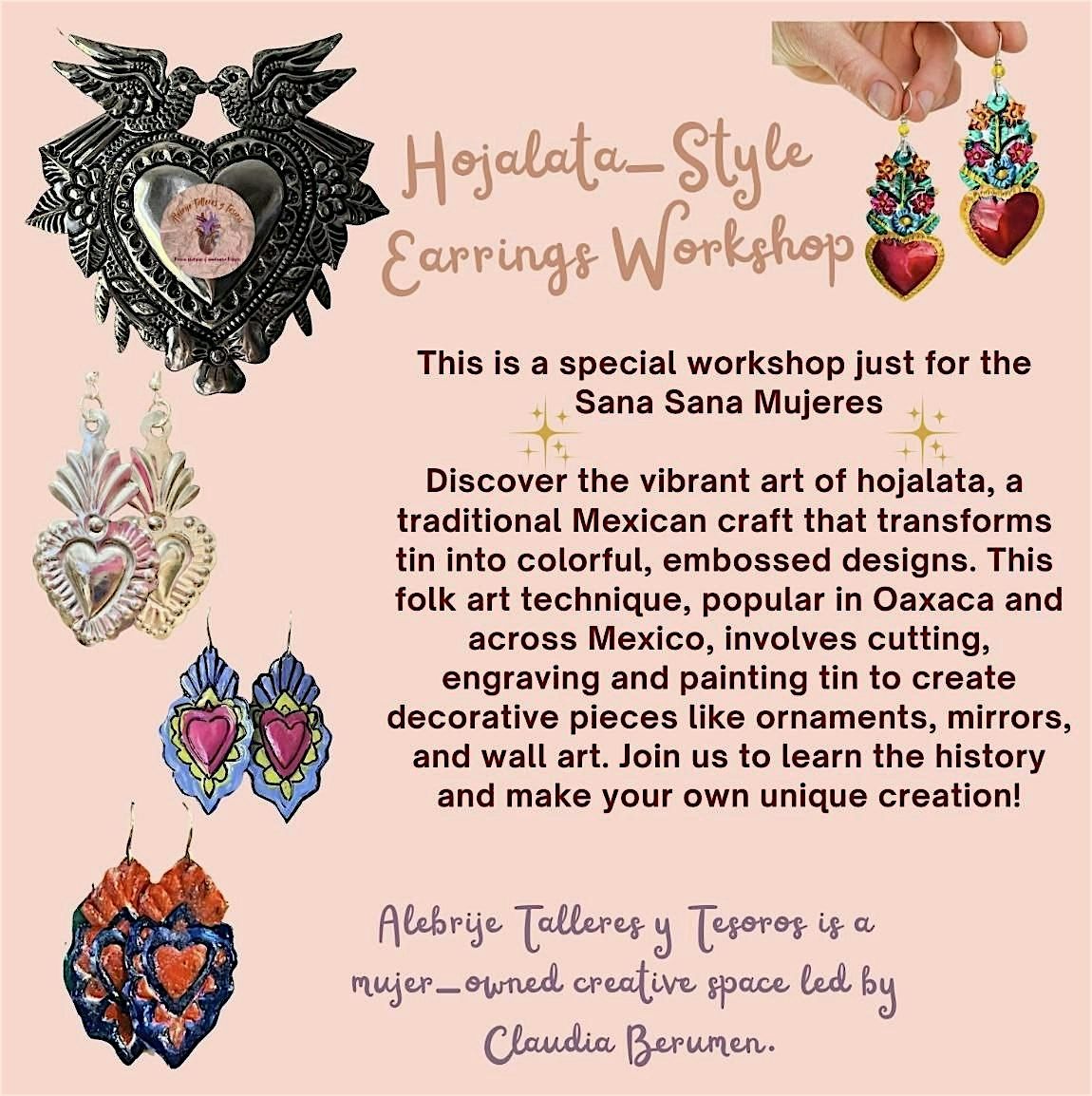 Earring Making for Connection & Care in Collaboration with Alebrije, 18 July | Event in Santa Barbara