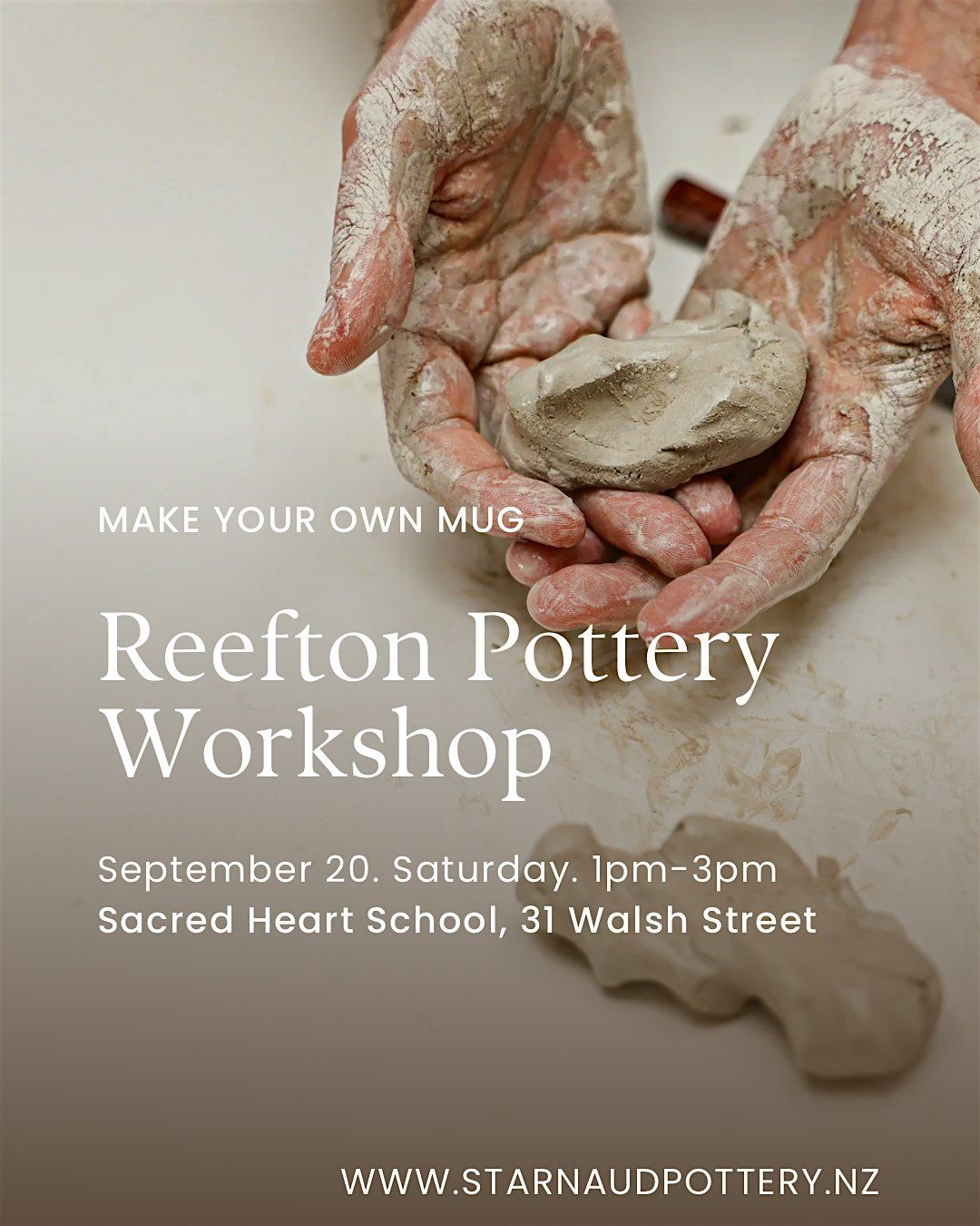 Reefton Make Your Own Mug Pottery Workshop, 20 September | Event in Reefton | AllEvents