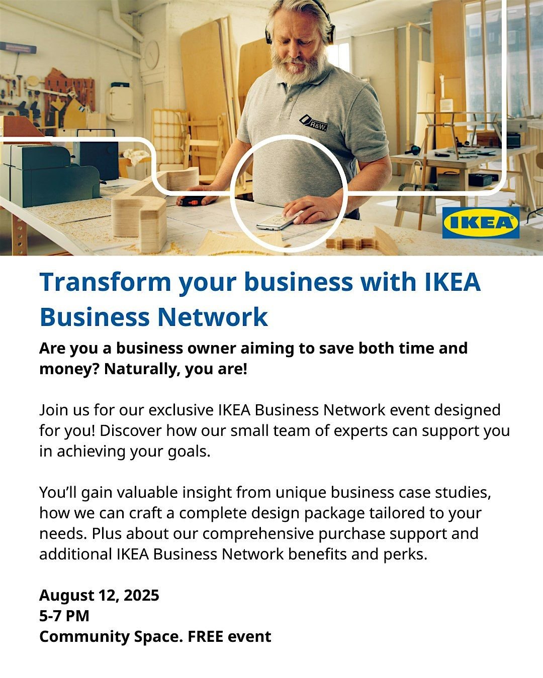 Transform your business with IKEA Business Network, 12 August | Event in Dartmouth | AllEvents