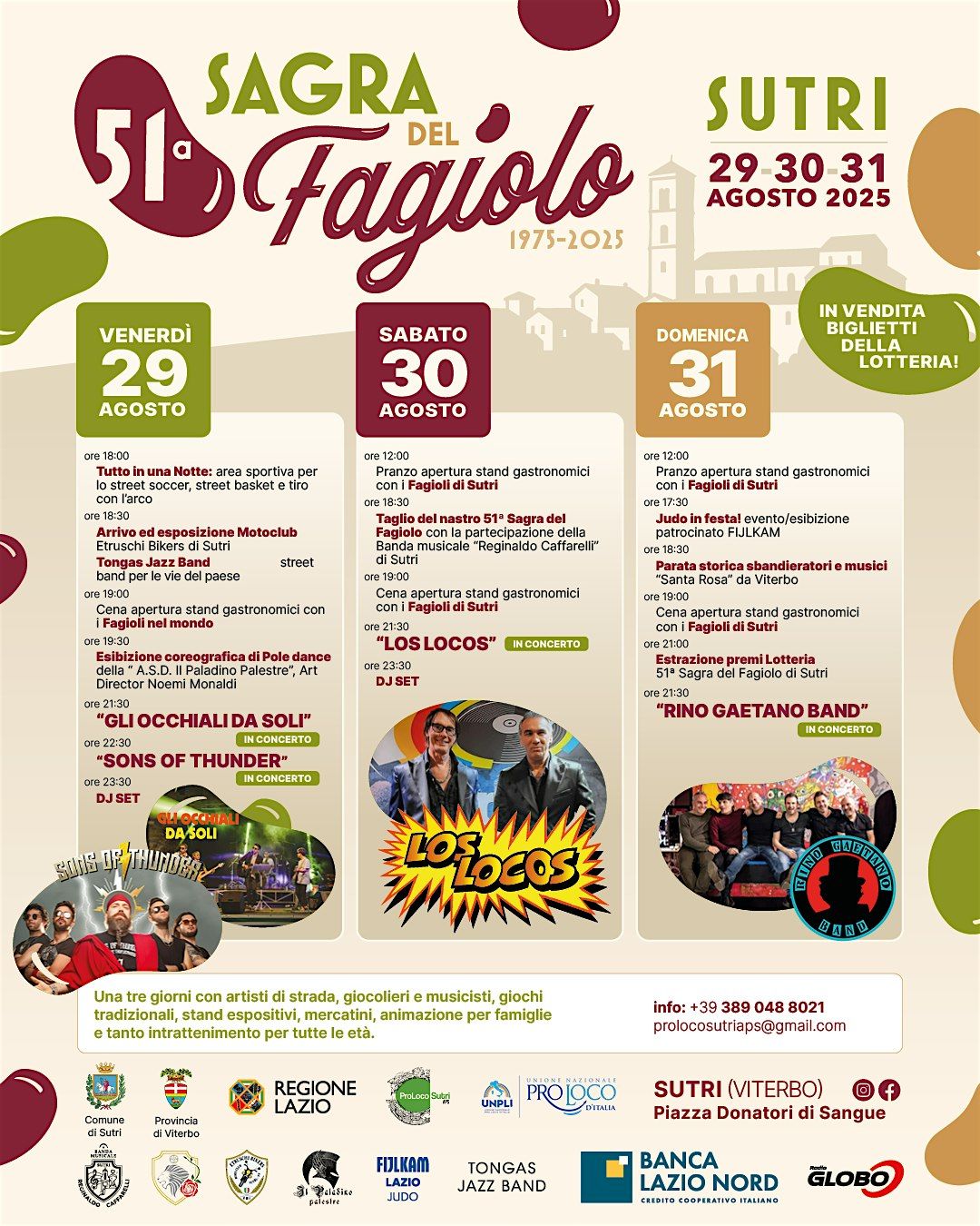 Sagra del Fagiolo - 51ª Ed. - Sutri, 29 August | Event in Sutri | AllEvents