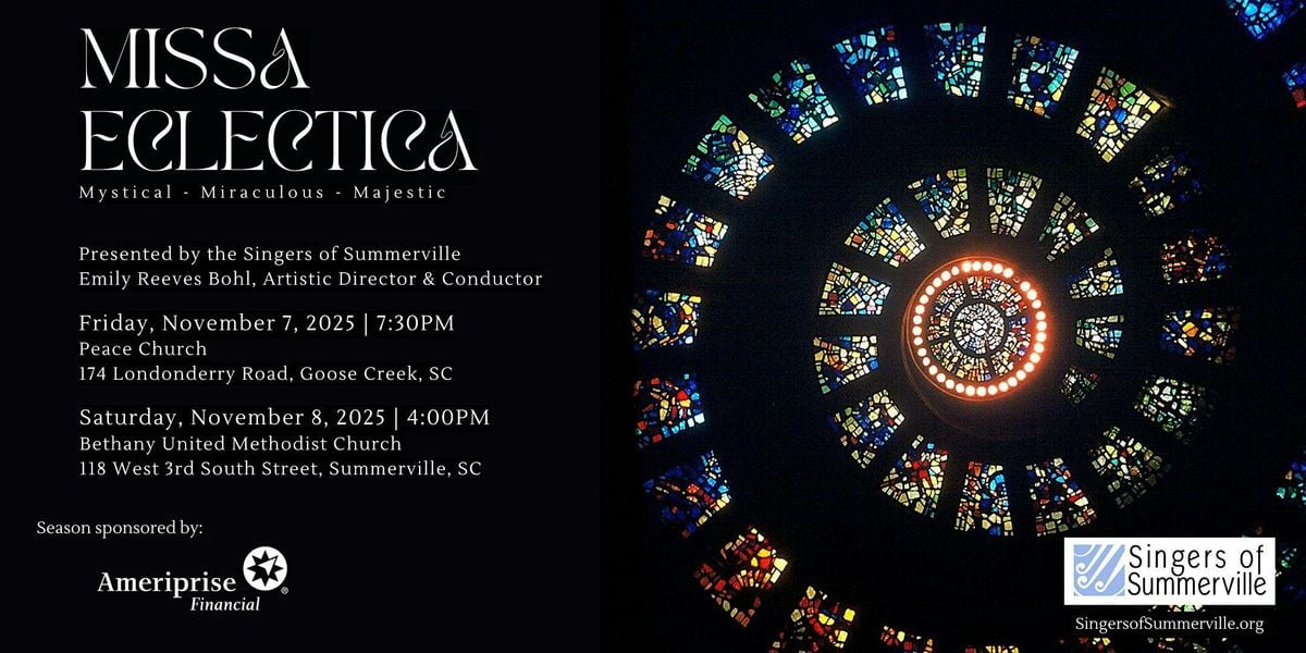MISSA ECLECTICA - a magical choral concert in Goose Creek, SC, 7 November | Event in Goose Creek | AllEvents