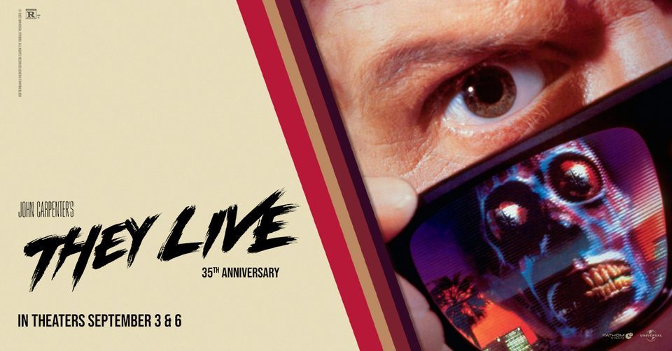 They Live Book John Carpenters They Live (R) 35th Anniversary Showing , Riverdale 10 ...