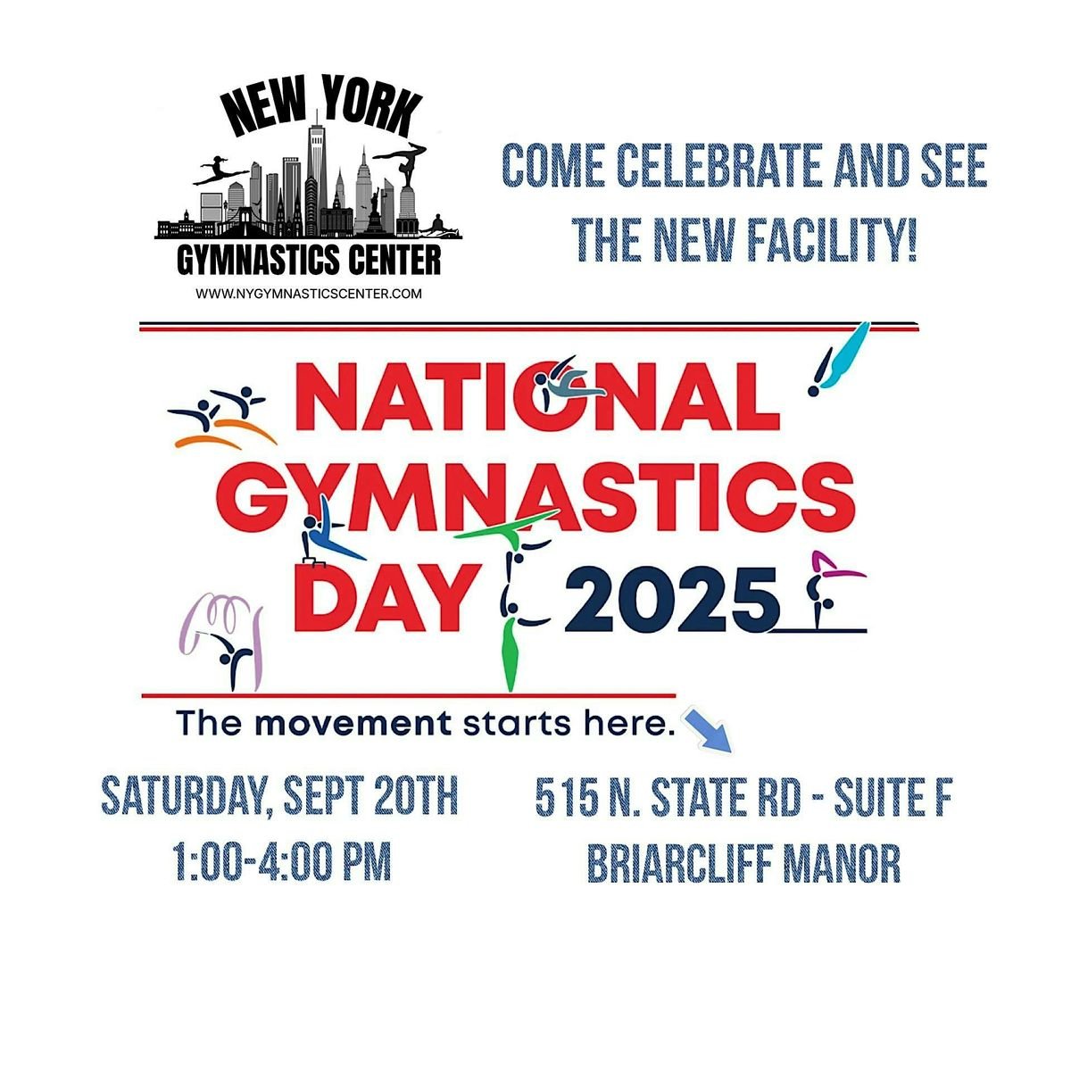 OPEN HOUSE at New Gymnastics Center in Briarcliff Manor, 20 September | Event in Briarcliff Manor | AllEvents