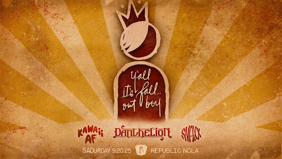 EMO NIGHT: Y’all It’s Fall … Out Boy, 20 September | Event in New Orleans | AllEvents