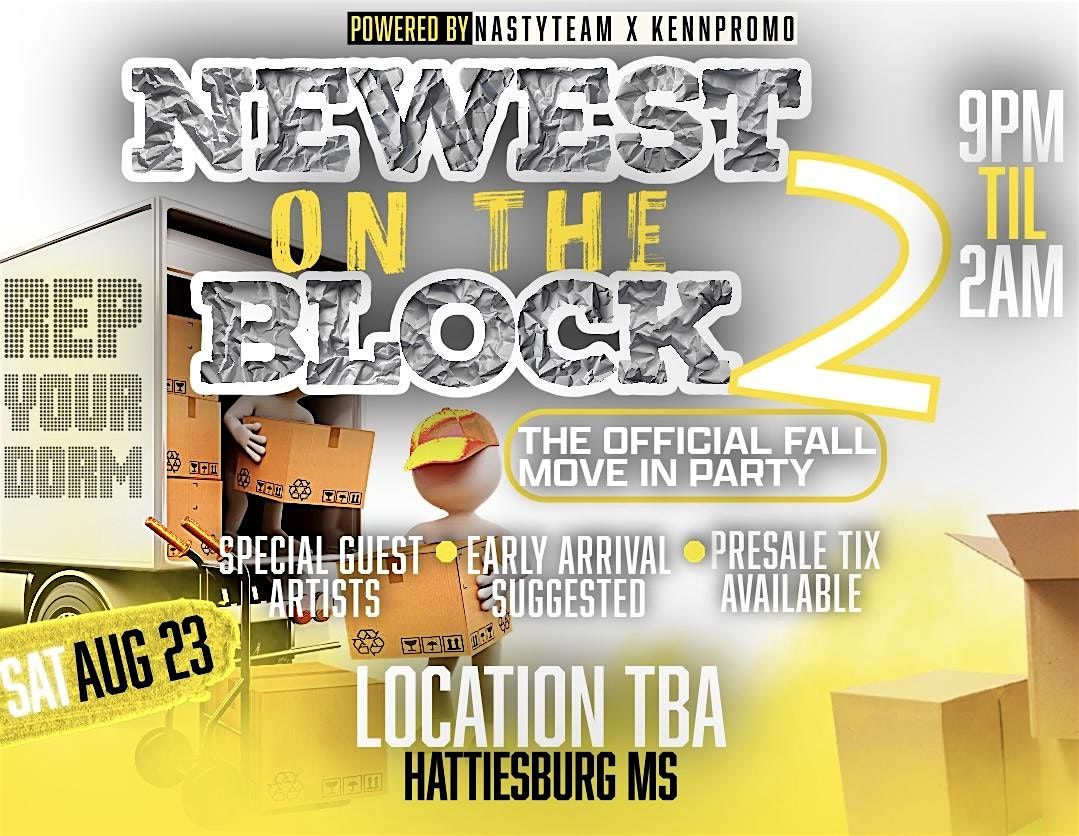 Newest On The Block 2, 23 August | Event in Hattiesburg | AllEvents