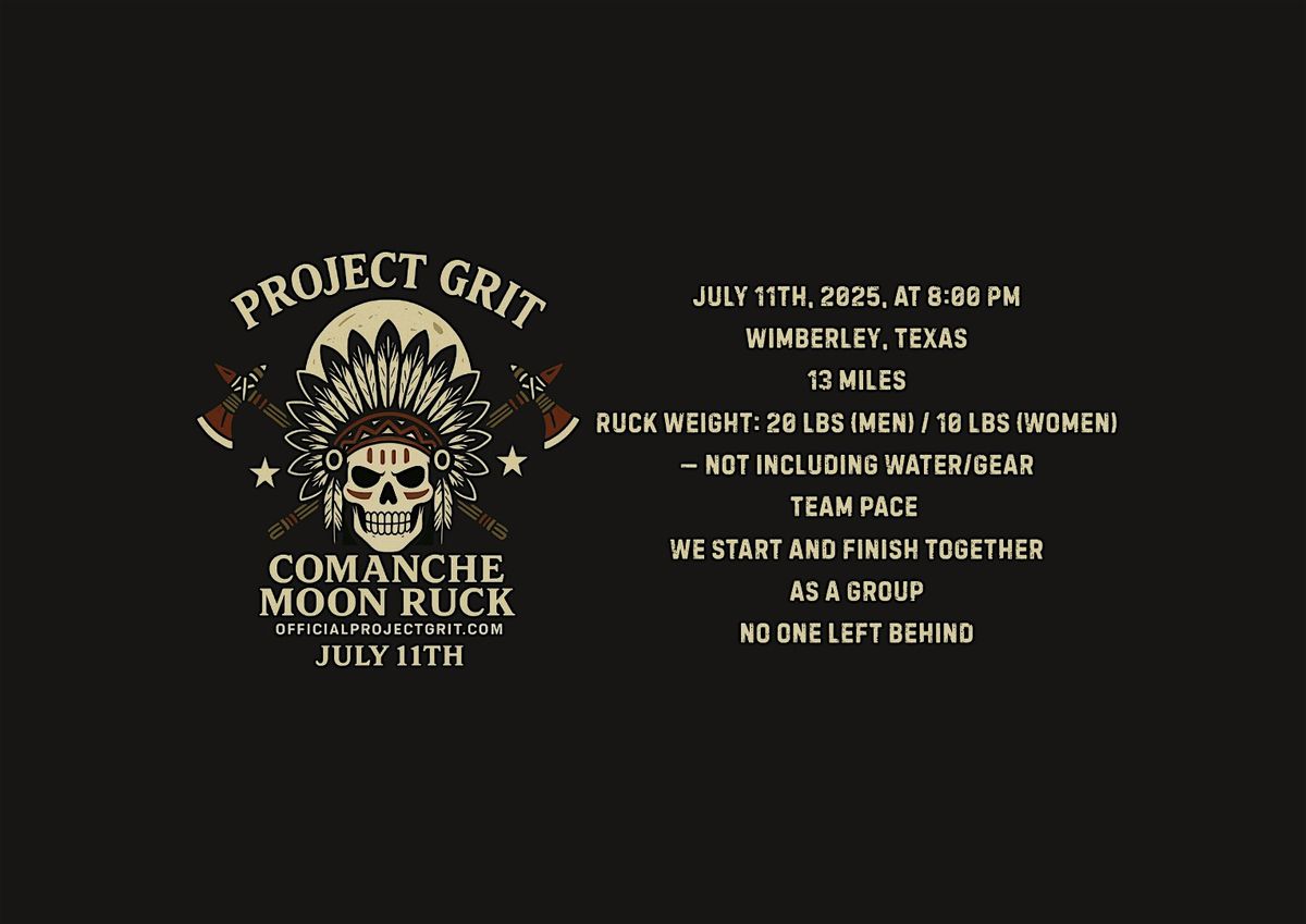 Comanche Moon Ruck, 11 July | Event in Wimberley | AllEvents