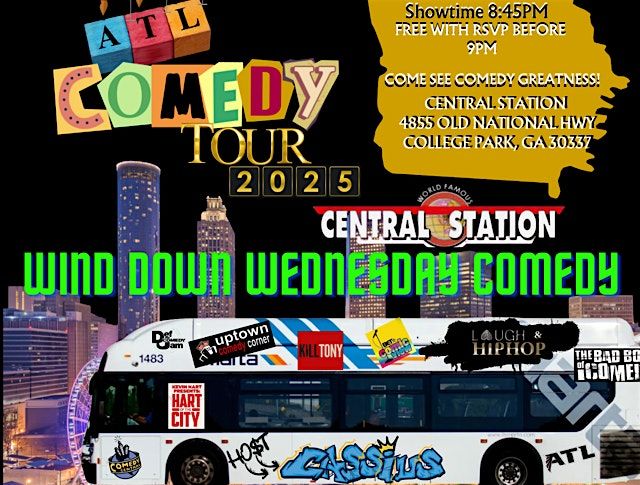 Laugh & Hip Hop Wednesdays at Central Station Hosted by Cassius, 15 October | Event in College Park | AllEvents