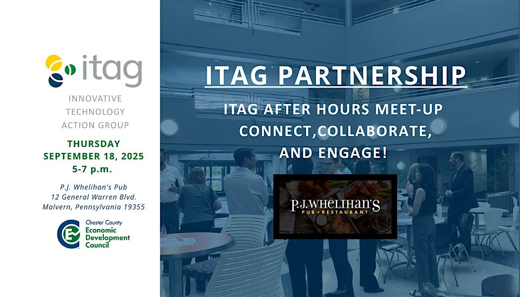 ITAG  After Hours Meet-Up, 18 September | Event in Malvern | AllEvents