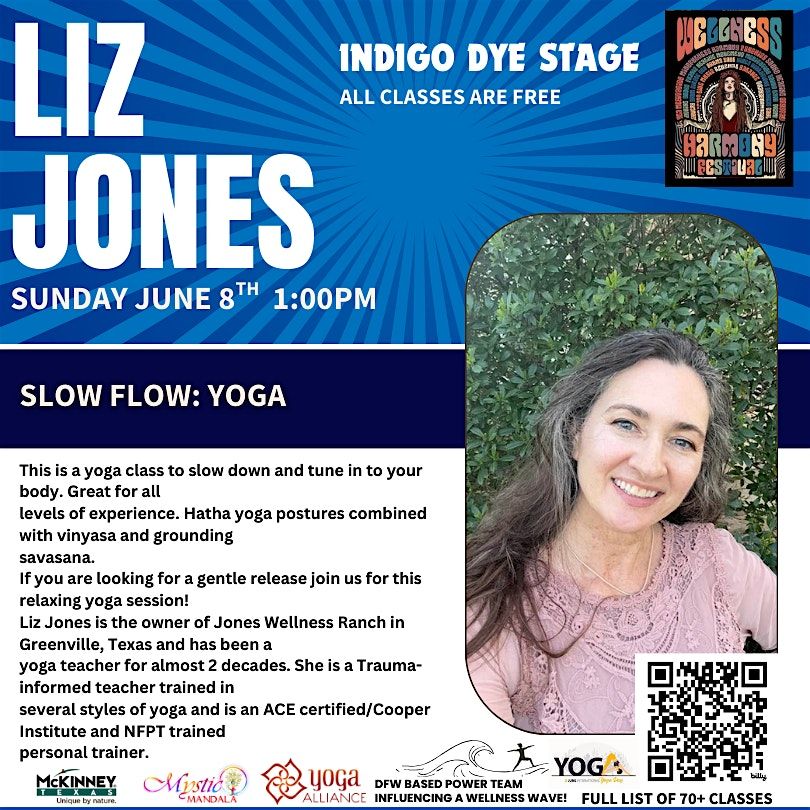 Free Class : Slow Flow Yoga with Liz Jones, 8 June | Event in McKinney | AllEvents
