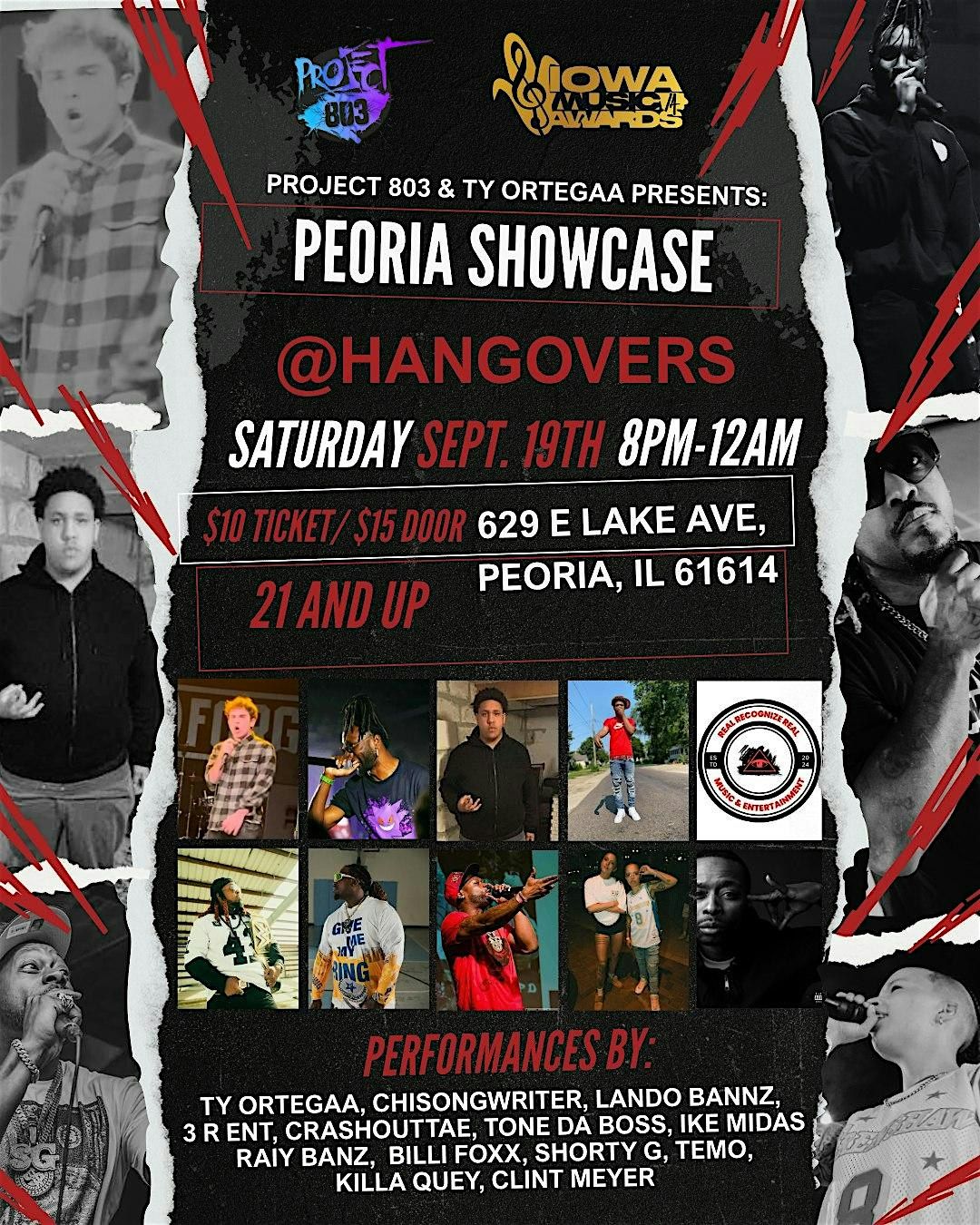 Ty Ortegaa's Fall Showcase Presented by Project 803, 19 September | Event in Peoria | AllEvents