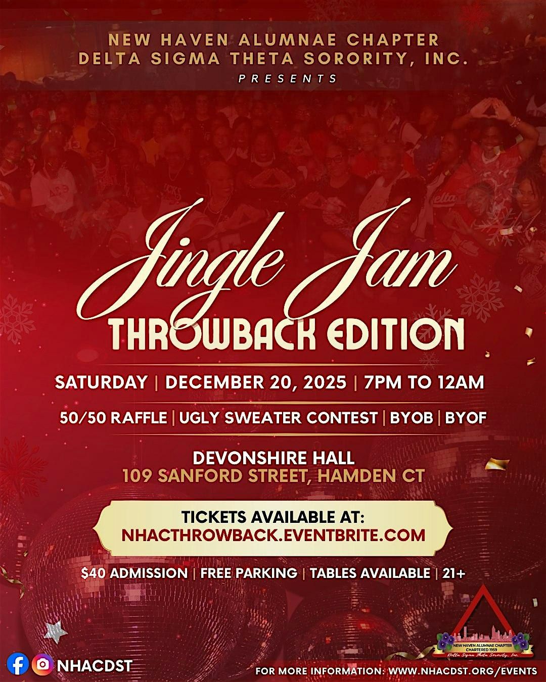 Jingle Jam: Throwback Edition, 20 December | Event in Hamden | AllEvents