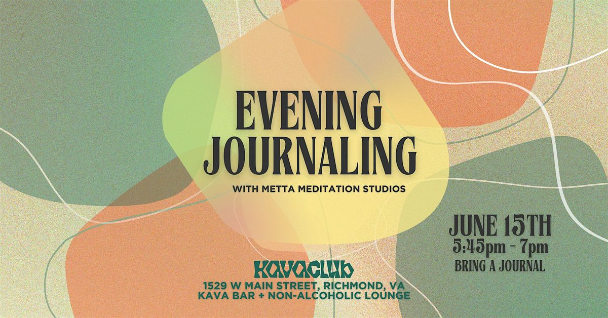 Evening Journaling with Metta at Kavaclub, 15 June | Event in Richmond | AllEvents